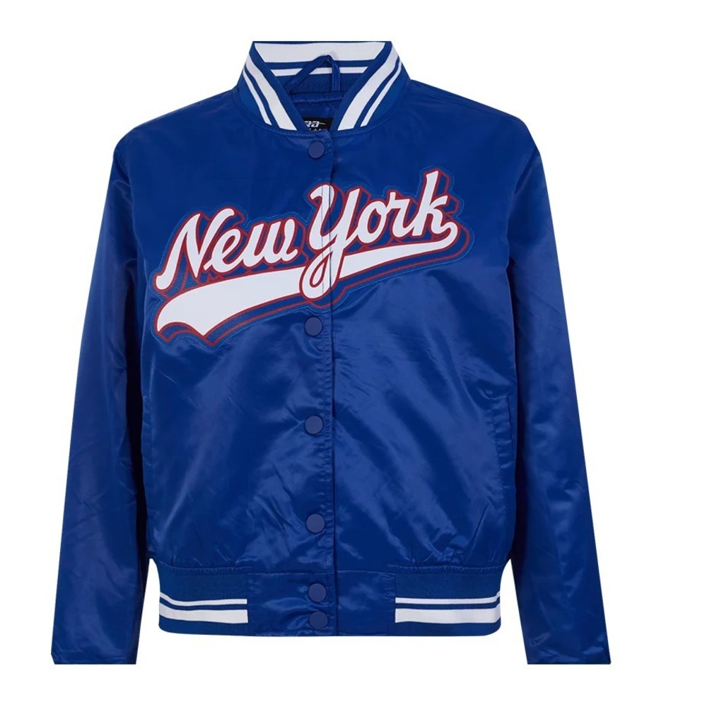 Pro Standard® (Women's MEDIUM) New York‎ Giants Script Tail Satin Jacket - $125